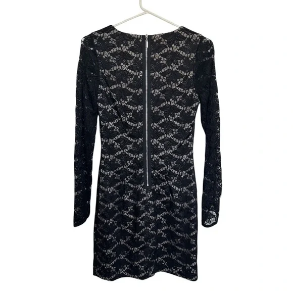 Black Halo Black Lace Dress Size 4 - threedaughtersproperties.com